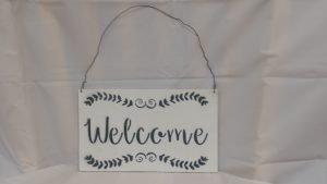 Handmade Welcome Sign