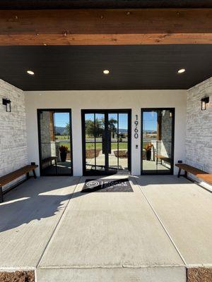 "Keeping it cool, private, and energy-efficient with premium residential window tint. #TheTintShop #WindowTintExperts"