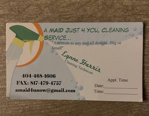 A Maid Just 4 You Cleaning Service