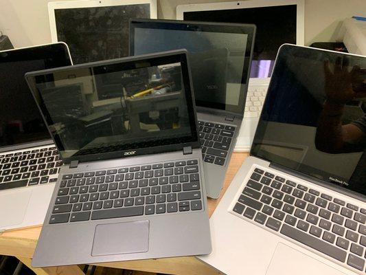 We have apple products for days, new and old! Give us a call.