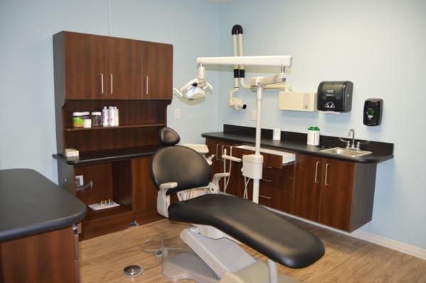 One of our operatory dental rooms in our Raeford office.
