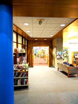 Aston Public Library -- entrance