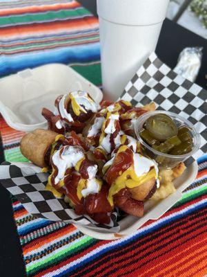 Salchipulpos estilo Guadalajara