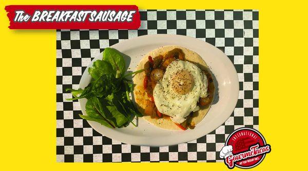 The Breakfast Sausage, served all day!