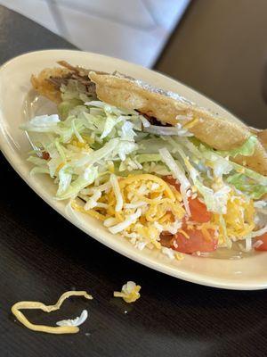 Shredded beef taco is soooo good