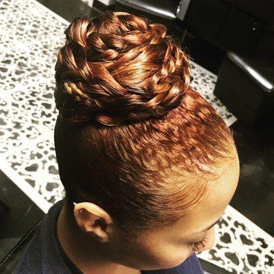Special occasion updo