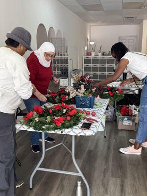 Holiday Wreath making workshop