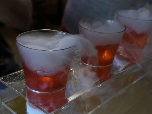 Bubblegum tequila shot. YUM!