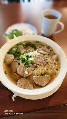 The pho with all the different beef Pho Ga - Large