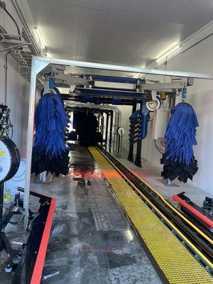 Exclusive Buff and Drive unit- only location in Carlsbad with it. It buffs and drys exterior finish once the vehicle is washed