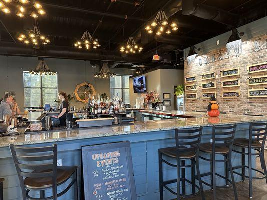 Bar area, October 2024.