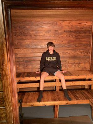 Dry Sauna featured in Men's and Women's Locker Room--Upgrade @ $5/month to Your Membership