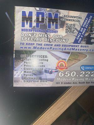 Modern Paving and Masonry