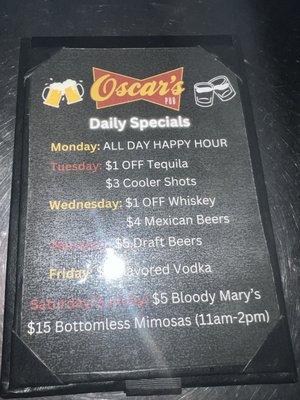 Oscar’s Pub