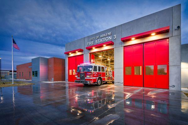 ICE Imaging Architectural Photograph of City of Abilene, Texas Fire Station