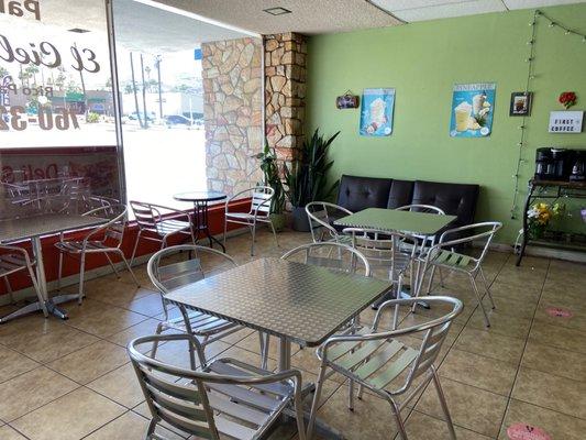 interior seating area