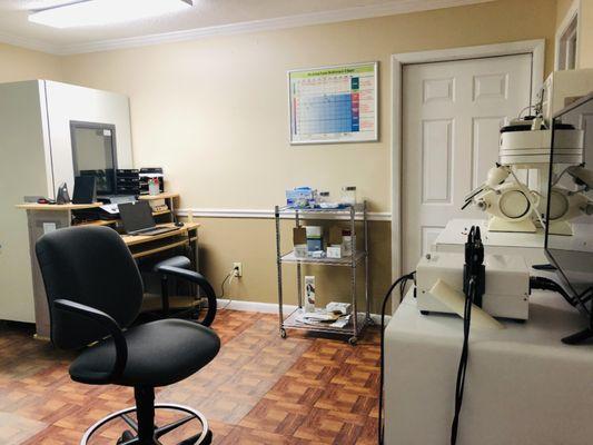 Testing and Servicing Room