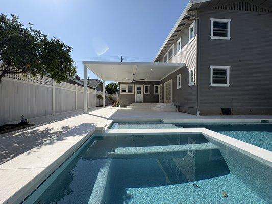 Modern Patio Cover with Insulated Roof