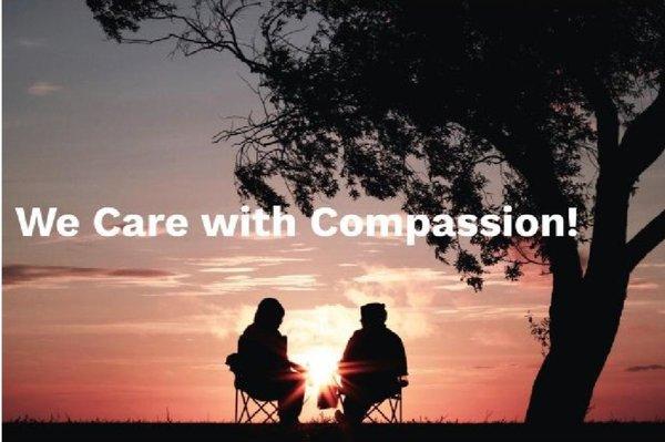 Older couple enjoying beautiful sunset