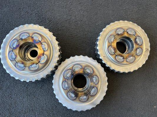 4 R100 reinforced coast clutch drums