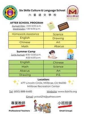 Classes and Schedule