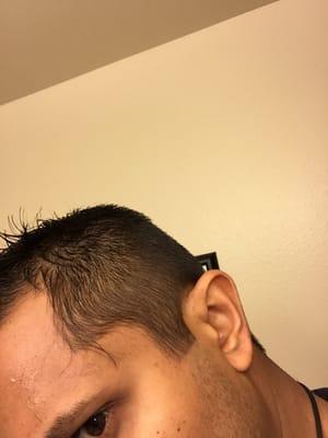 This place is awful. After we came home my wife had to touch up my hair. Never go to this place again.