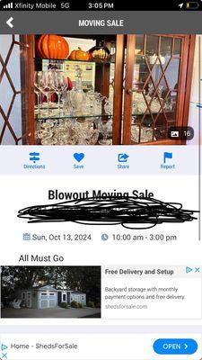 Sheridan Estate Sales II