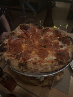 Margarita with pepperoni