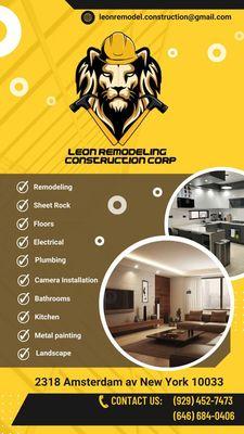 Leon remodeling Construction