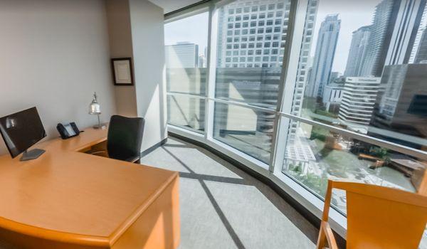 A private office at Miami Brickell location.