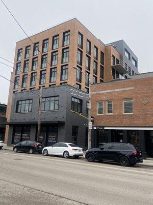 Outside the Welleon luxury apartments -- Saturday, 27 January 2024