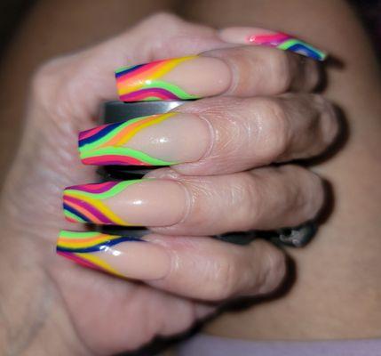 I love my nails!  Thank you Khan!!