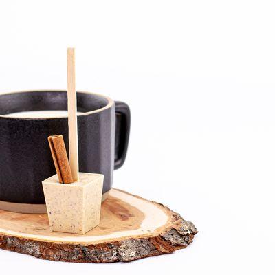 Spiced Apple Cider Hot Chocolate on a Stick