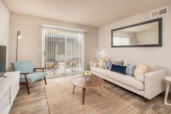 Spacious living areas.