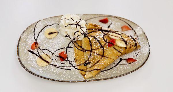 Nutella and Banana Crepe