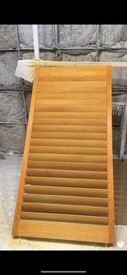 Shutters stain colors