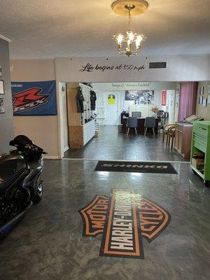 Sales and Service area