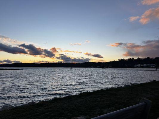 View from the restroom