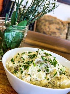 Bacon Grain Mustard Potato Salad