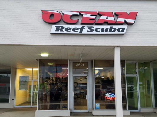 Our Store located in the Town and Country Shopping Center. Cedar Rapids Iowa