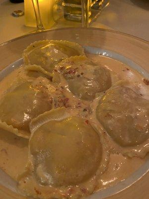 Lobster ravioli Omg you have to try this