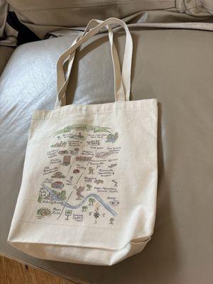 The bag of Greenville's landmarks.