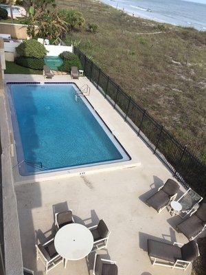 Go for a refreshing dip in our pool. There is also an outdoor shower and bathrooms in the pool area.