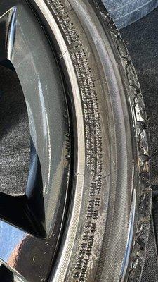 Curb rash "will be all taken care of"