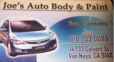 Joe's Auto Body & Paint
