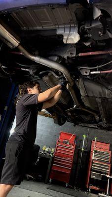 Steel Lung Exhaust and Auto