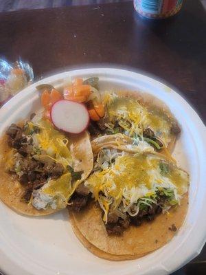 Steak tacos