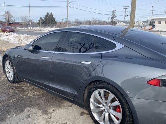 Grateful Ed was patient, knowledgeable and kind. I completely trusted him with my precious Tesla and I'm beyond pleased!