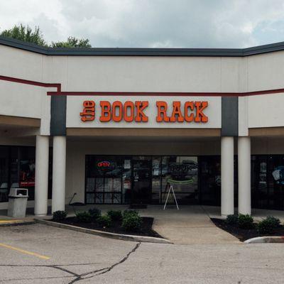 The Book Rack in Beechmont. This logotype is SO GOOD.