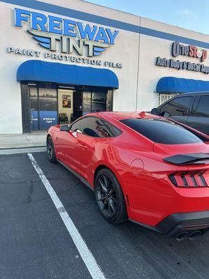 2025 Mustang Darkhorse Windows Tinted 3M CeramicIR Series Limo Tint